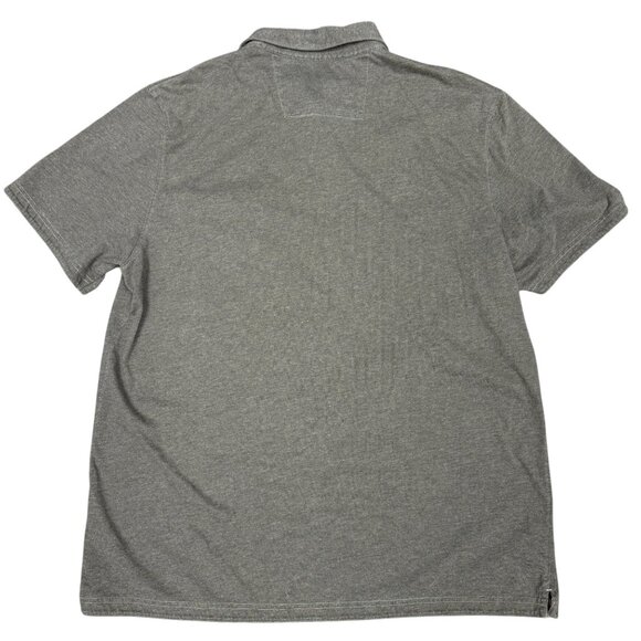 Men's BANANA REPUBLIC Fitten Pima Polo Shirt Heather Brown- Size XL - Picture 2 of 8